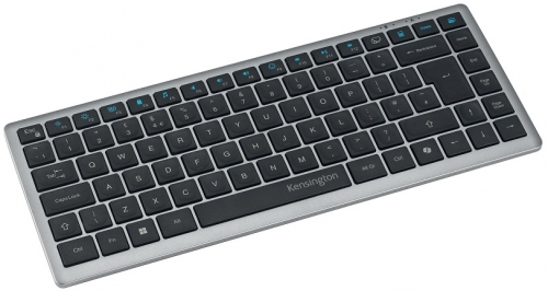 Tastatura Kensington EQ KB435, reincarcabila, compacta, conexiune wireless sau bluetooth, gri